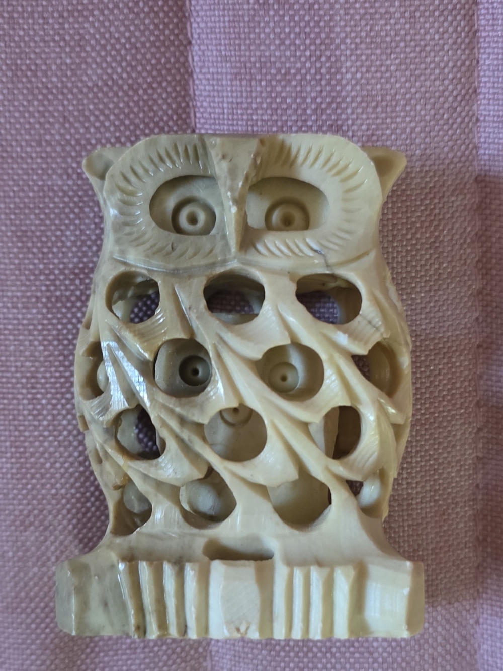 Carved Soap Stone Owl